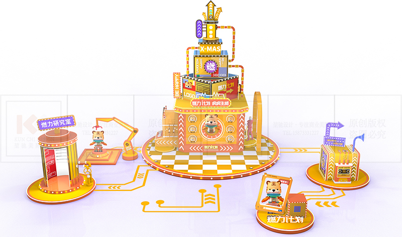 2021-2022圣誕&新年美陳授權IP(燃力計劃)